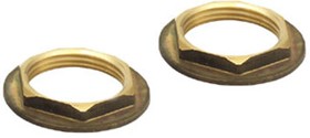 Deva Spares 1 Pair Of Brass Back Nuts For Basin Taps.