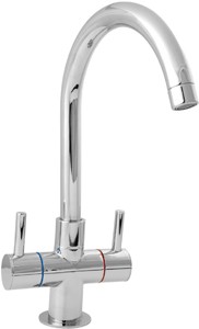 Deva Contemporary Metropolis Mono Sink Mixer Tap With Swivel Spout.