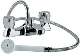Hydra Bath Shower Mixer With Shower Kit (Chrome)