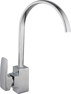 Hydra Adele Kitchen Tap With Single Lever Control (Chrome).
