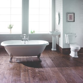 Hydra Windsor Double Ended Roll Top Bathroom Suite. 1700x800mm.