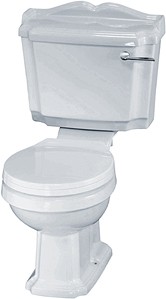 Crown Ceramics Legend Traditional Toilet With Cistern & Soft Close Seat.