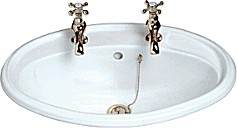 Waterford Finesse 2 Tap Hole Vanity Basin.