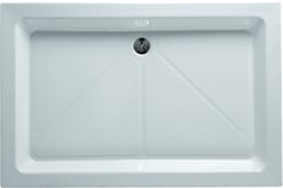 Shires Shower Trays White 1100x800mm Rectangular Shower Tray.