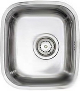 Smeg Sinks 1.0 Bowl Oval Stainless Steel Undermount Kitchen Sink. 300mm.