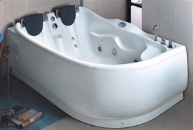 Hydra Pro Whirlpool bath for two people. Right Hand. 1800x1200mm.