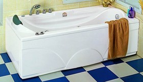 Hydra Pro Deluxe Whirlpool Bath.  Right Handed. 1700x800mm.