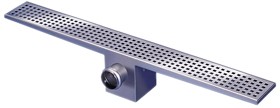 Waterworld Rectangular Wetroom Shower Drain With Side Outlet. 1100mm.