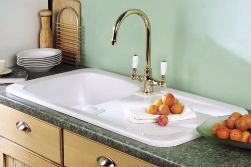 Aquitaine 1.0 bowl ceramic kitchen sink. additional image