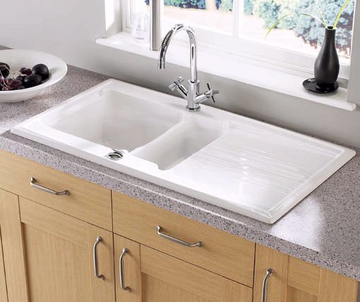 Equinox 1.5 bowl ceramic kitchen sink. additional image