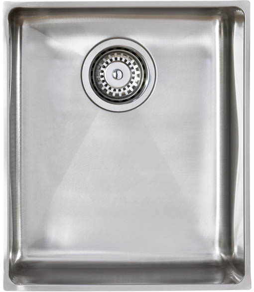 Onyx medium bowl flush inset kitchen sink & Extras. additional image