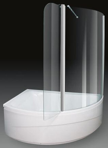 Corner Shower Bath With Screen.  Left Hand. 1500x1000mm. additional image