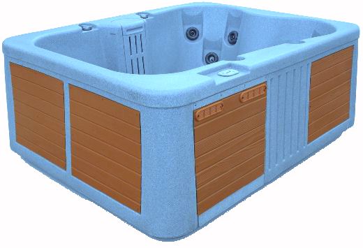 Matrix Deluxe hot tub. 4 person + free steps & starter kit (Sea Spray). additional image