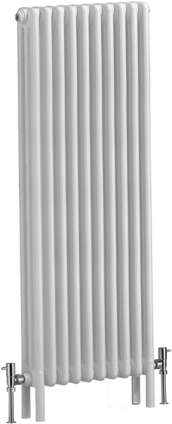 Nero 3 Column Electric Radiator (White). 490x1500mm. additional image