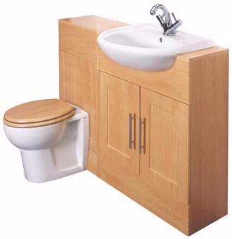Chilternhurst Bathroom Furniture Set (Beech). additional image