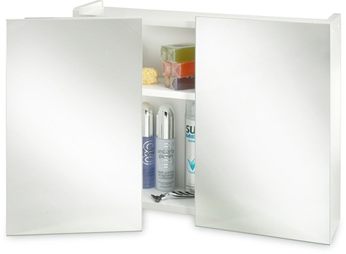 Mirror Bathroom Cabinet. 2 Swivel Doors. 600x470x160mm. additional image