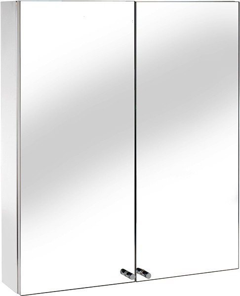 Mirror Bathroom Cabinet With 2 Doors. 500x670x120mm. additional image