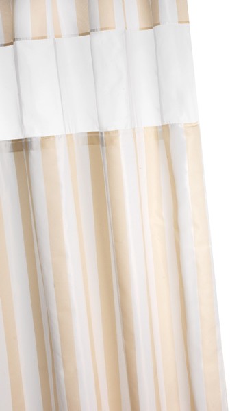 Shower Curtain & Rings (Striped Modesty, 1800mm). additional image