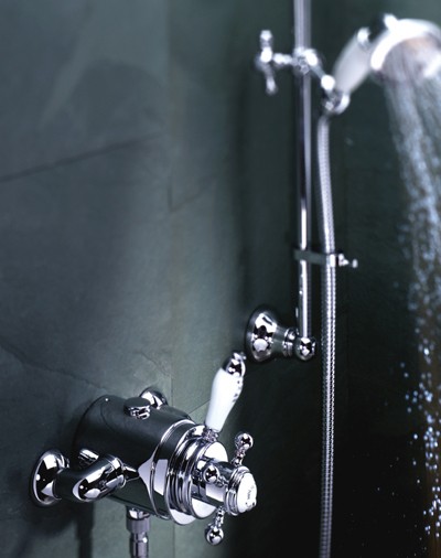 Traditional Exposed Thermostatic Shower Kit (Chrome). additional image