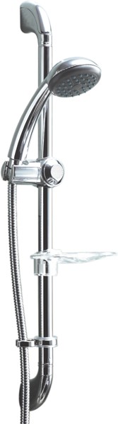 Riser Rail Kit With Handset And Hose (Chrome). additional image