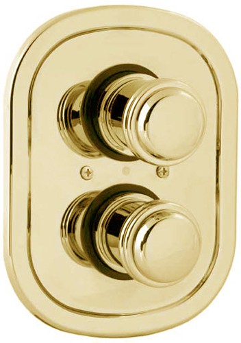 Thermostatic Concealed Shower Valve (Gold). additional image