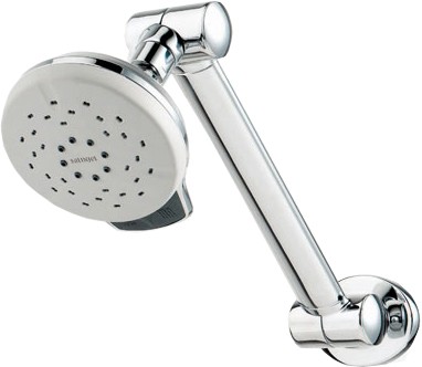 Awatea High Rise Adjustable Wall Mounted Shower Head. additional image