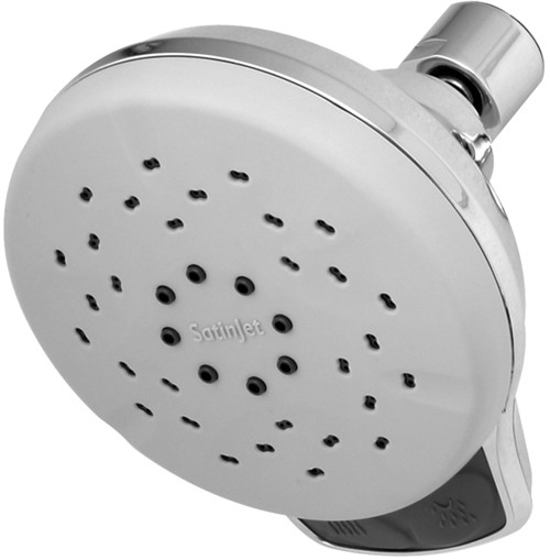 Awatea Multi Function Shower Rose With Swivel Joint (Chrome). additional image