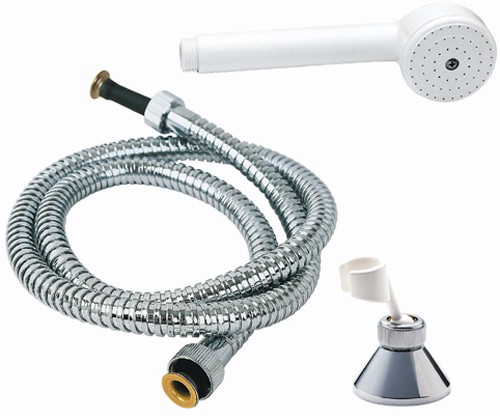 Shower Kit With Shower Handset And Hose (Chrome) additional image