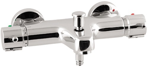 Wall Mounted Thermostatic Bath Shower Mixer Tap. additional image