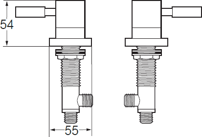 1/2" Side Valves (Pair). additional image
