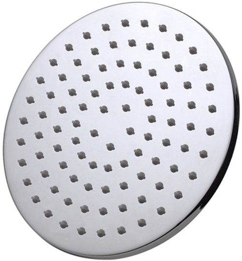 Round Shower Head With Wall Mounting Arm (200mm). additional image