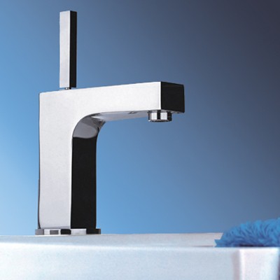 Single Lever Mono Basin Mixer Tap (Chrome) With Pop-Up Waste. additional image