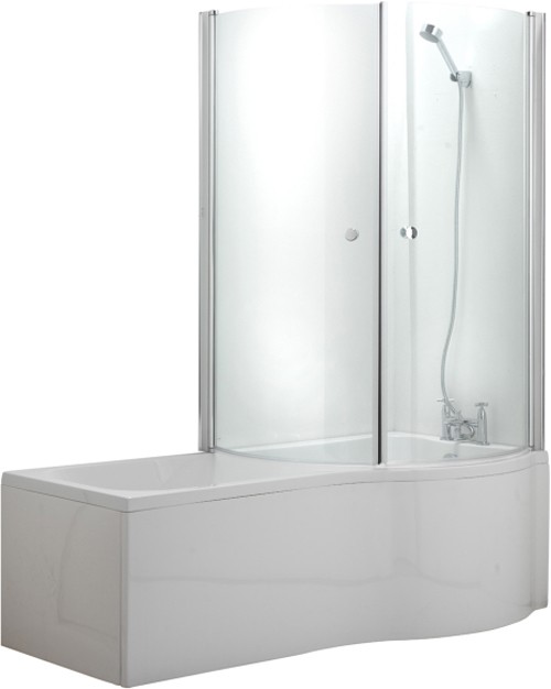 Complete Shower Bath With Screen & Door (Right Hand). 1500x750mm. additional image