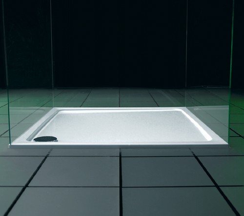 Slimline Square Shower Tray. 1000x1000x40mm. additional image