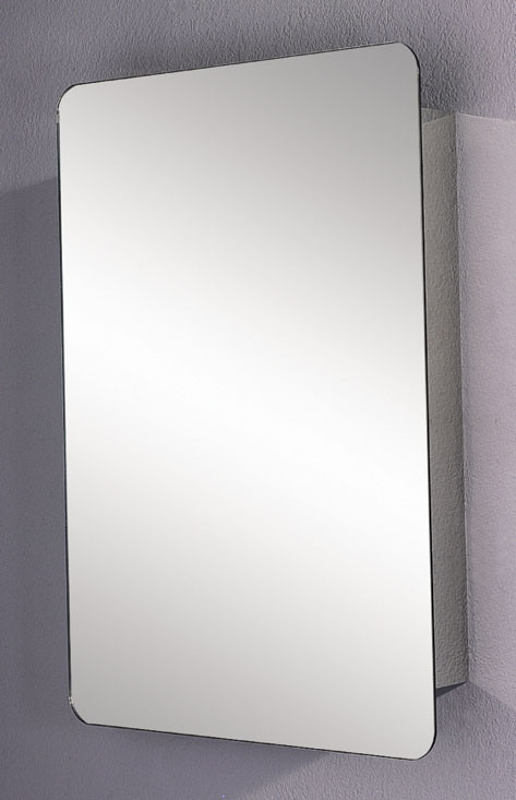 Austin mirror bathroom cabinet, sliding door.  460-860mm. additional image