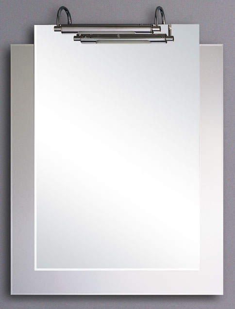 Wexford illuminated bathroom mirror.  Size 700x900mm. additional image