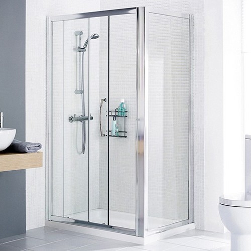1000x750 Shower Enclosure, Slider Door & Tray (Right Handed). additional image