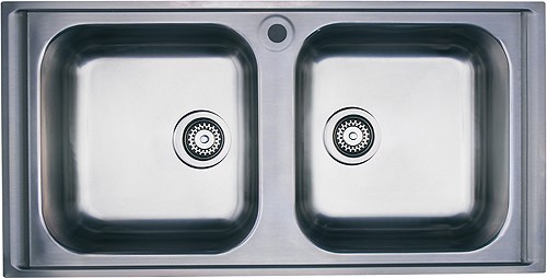 2.0 Bowl Stainless Steel Kitchen Sink. additional image