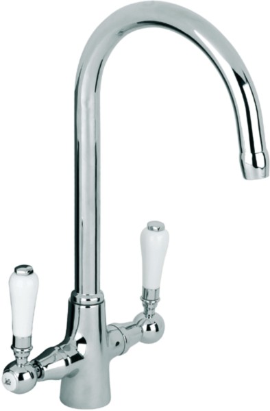Marseille Monoblock Kitchen Tap With Swivel Spout (Chrome). additional image