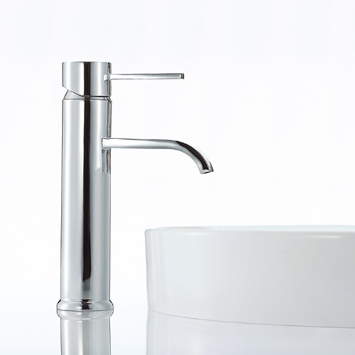 Basin Mixer Tap, Freestanding, 232mm High (Chrome). additional image