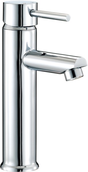 Basin Mixer Tap, Freestanding, 232mm High (Chrome). additional image