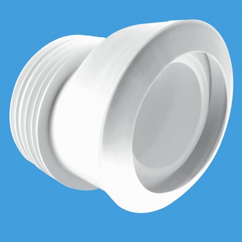 WC 4"/110mm Offset Toilet Pan Connector (Macfit). additional image
