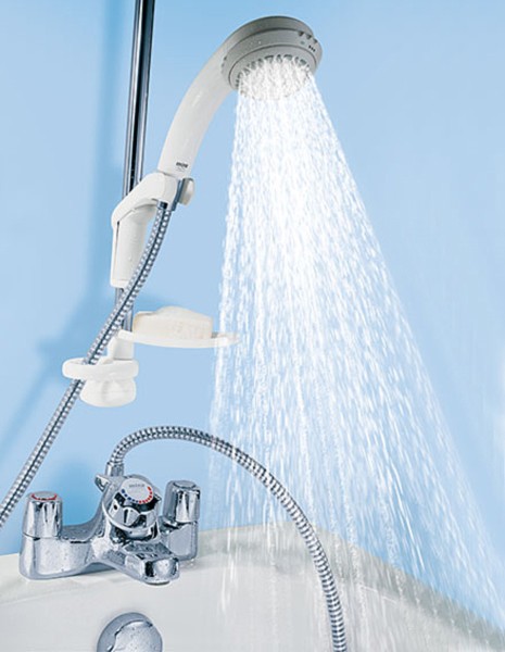 Thermostatic Bath Shower Mixer Tap With Slide Rail Kit. additional image