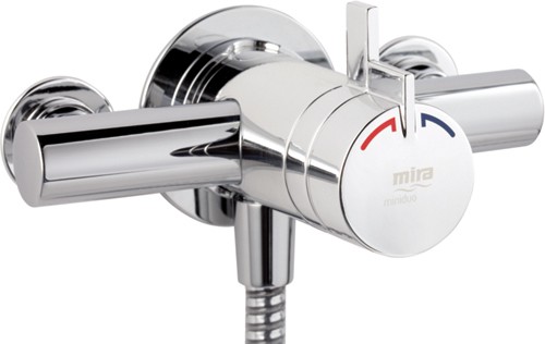 Exposed Thermostatic Shower Valve (Chrome). additional image