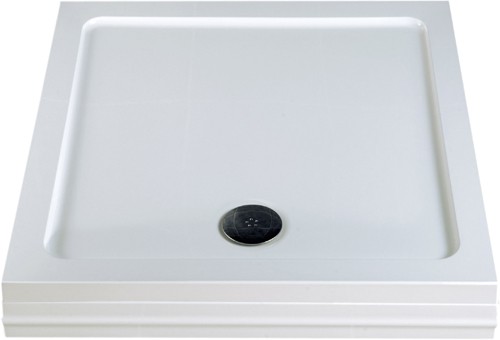 Easy Plumb Low Profile Square Shower Tray. 760x760x40mm. additional image