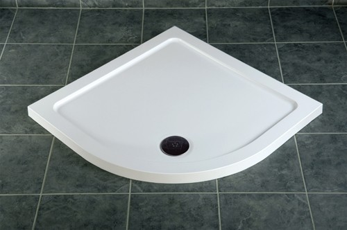Acrylic Capped Low Profile Quad Shower Tray. 800x800x40mm. additional image