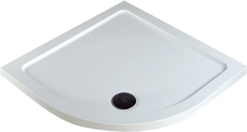 Acrylic Capped Low Profile Quad Shower Tray. 900x900x40mm. additional image