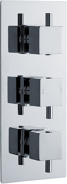 3/4" Triple Thermostatic Shower Valve With Diverter. additional image
