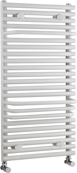 Radiator With Built In Towel Rails (White). 500x875mm. additional image