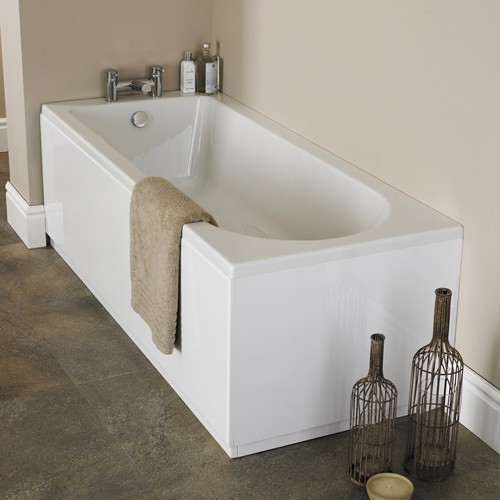 Barmby Single Ended Acrylic Bath. 1700x700mm. additional image